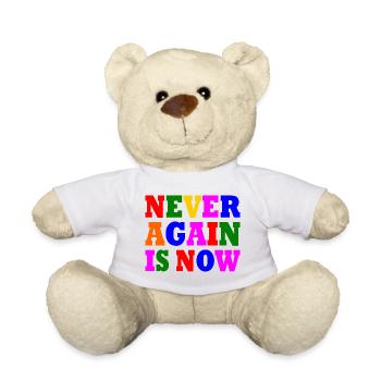 Never again is now - Teddy - Weiß - Vorne