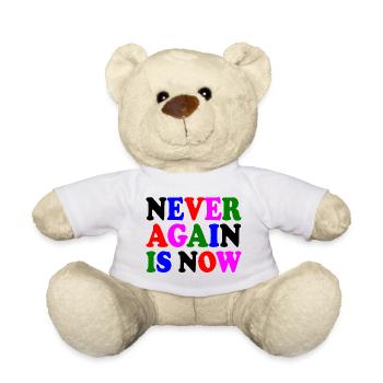 Never again is now - Teddy - Weiß - Vorne