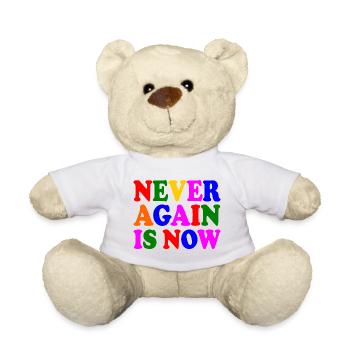 Never again is now - Teddy - Weiß - Vorne