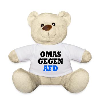 Omas gegen afd - Teddy - Weiß - Vorne