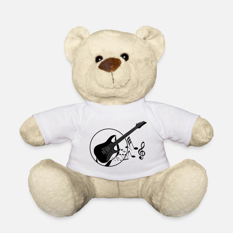 guitare - Nounours - blanc