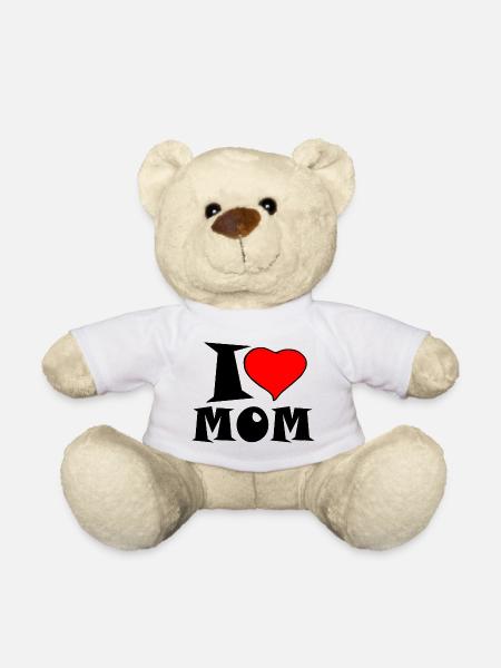 J'aime maman - J'aime maman - Nounours - blanc