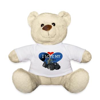 0841 0846 J'aime mon NH - Nounours - blanc - Devant