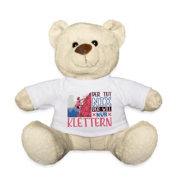 Berg Bergsteigen Kletterer Klettern - Teddy - Weiß - Vorne