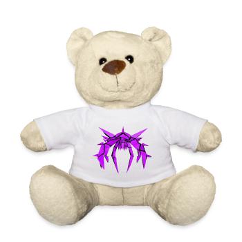 Horror creature "Spidex" - Teddy Bear - white - Front