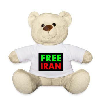 Free iran - Nounours - blanc - Devant