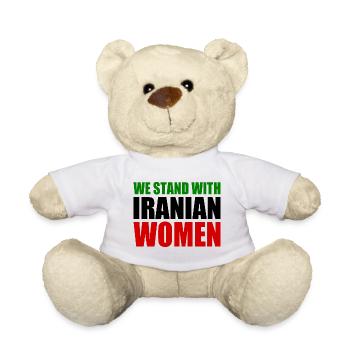 We stand with iranian women - Teddy - Weiß - Vorne