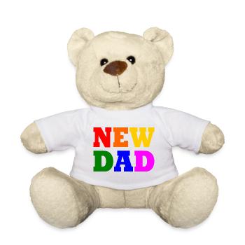 New dad - Teddy - Weiß - Vorne