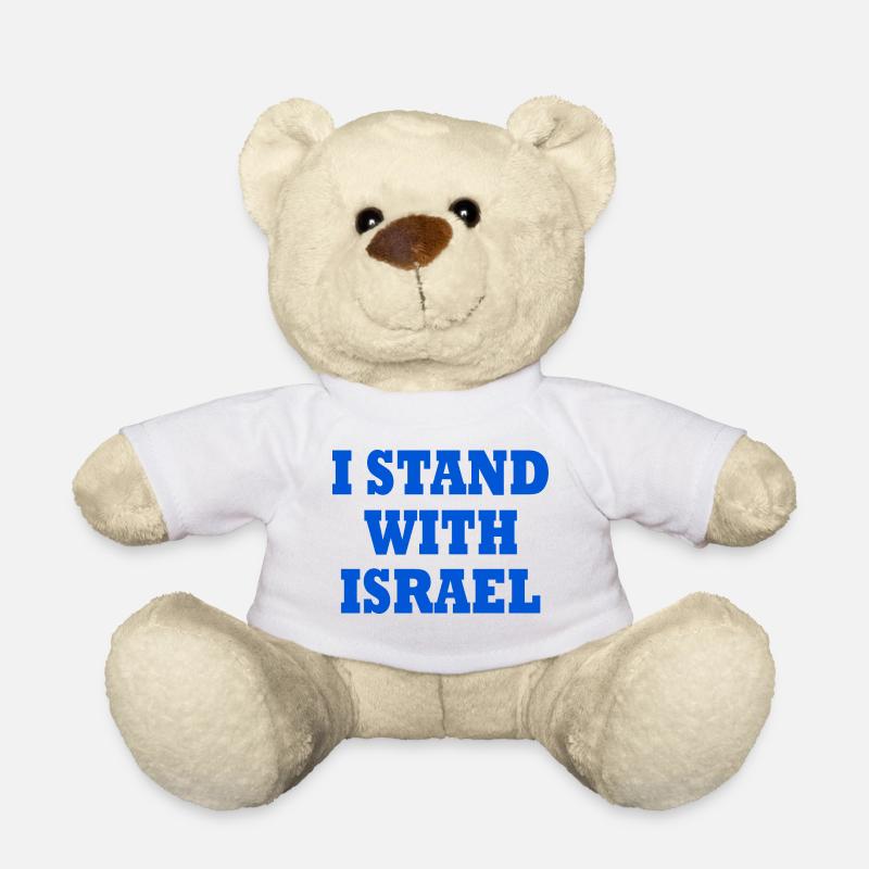 I Stand with israel - Teddy - Weiß