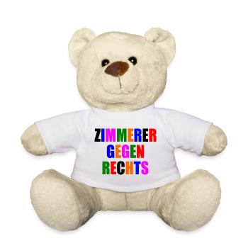 Zimmerer gegen rechts - Teddy - Weiß - Vorne