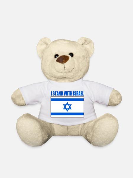 I stand with israel - Teddy - Weiß