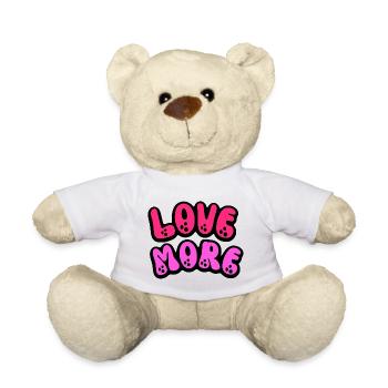 Love More - Teddy Bear - white - Front