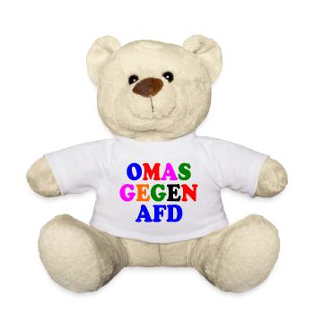 Omas gegen afd - Teddy - Weiß - Vorne