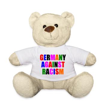 Germany against racism - Teddy - Weiß - Vorne