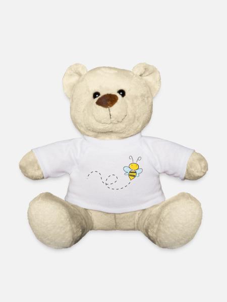 Biene - Teddy - Weiß