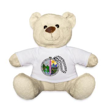 Zeitreise Uhr - Teddy - Weiß - Vorne