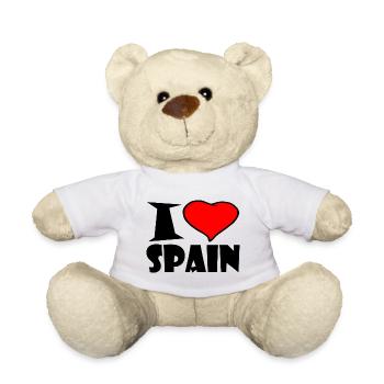 I love Spain - Teddy Bear - white - Front