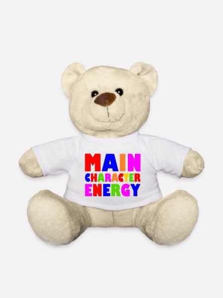 Main character energy - Teddy - Weiß