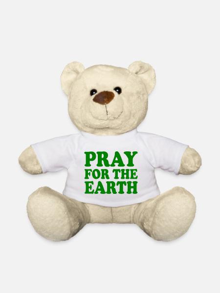 Pray for the earth - Nounours - blanc