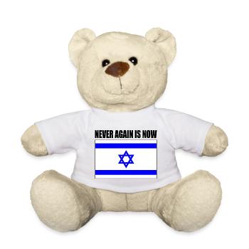 Never again is now - Teddy Bear - white - Front