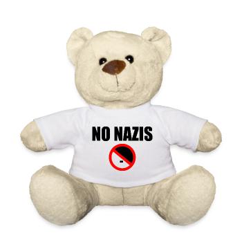 No nazis - Teddy - Weiß - Vorne