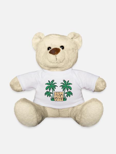 palmen summervibes - Teddy - Weiß