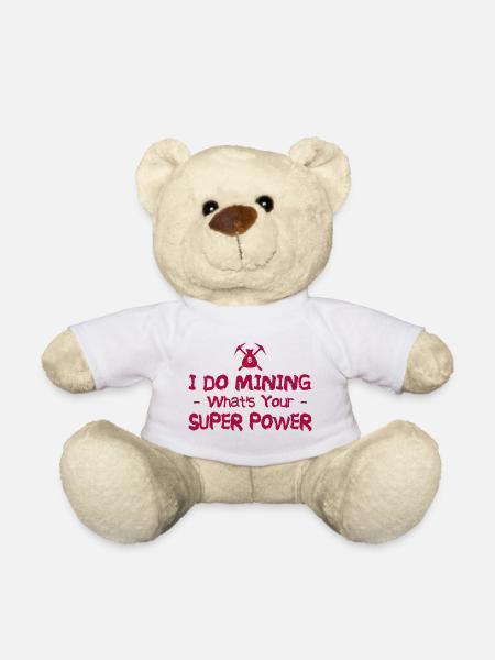 Bergbau - Teddy - Weiß