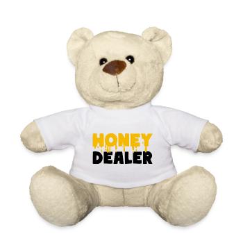Honey Dealer Honig Bienen - Teddy - Weiß - Vorne