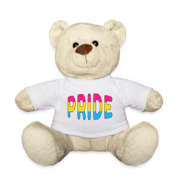 Pride-Logo Pansexuell - Teddy - Weiß - Vorne