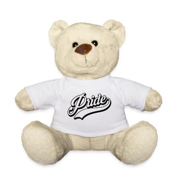 Pride-Skript ausblenden - Teddy - Weiß - Vorne