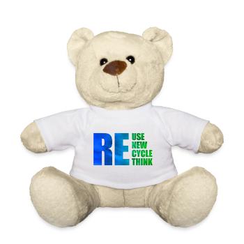 Réutiliser Renouveler Repenser - Nounours - blanc - Devant