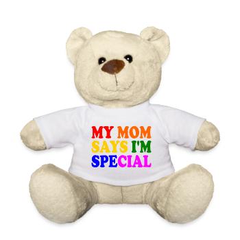 my mom says im special - Teddy - Weiß - Vorne