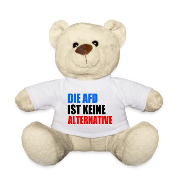 die afd ist keine alternative - Teddy - Weiß - Vorne