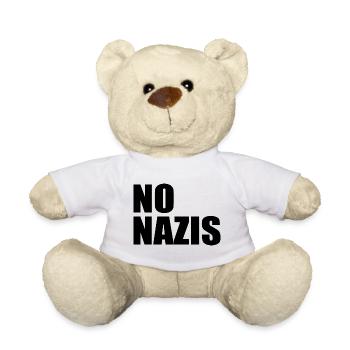 No nazis - Teddy - Weiß - Vorne