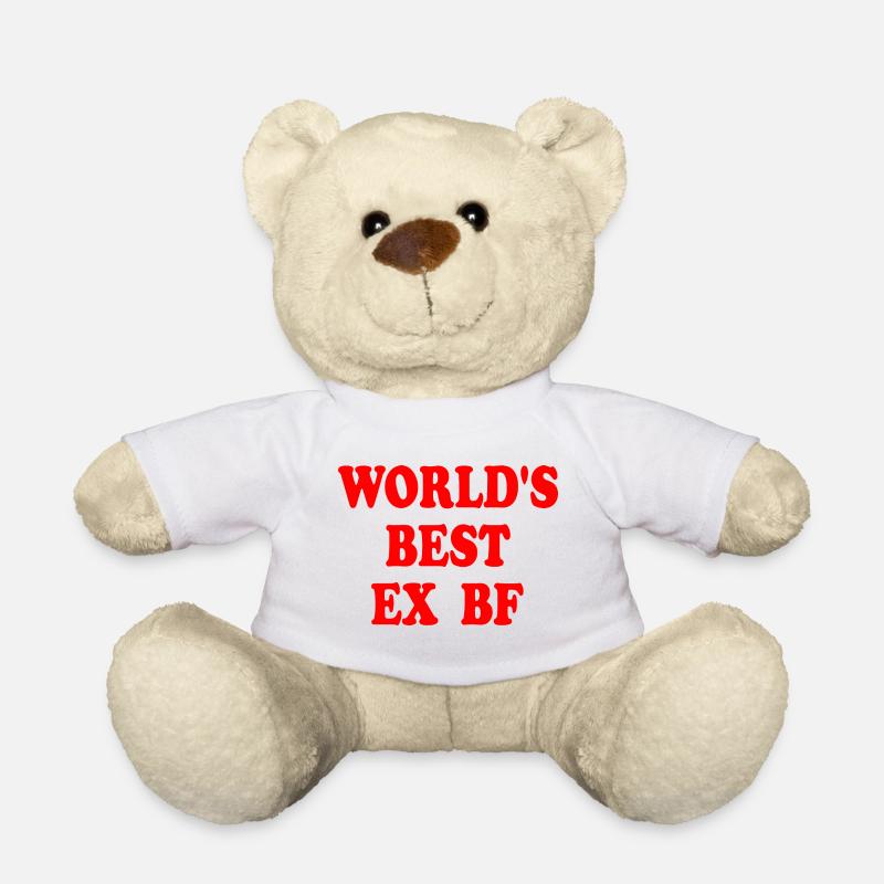 worlds best ex bf - Teddy Bear - white