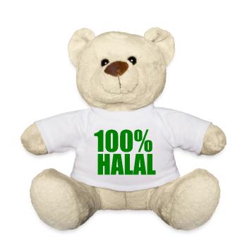 Halal - Nounours - blanc - Devant