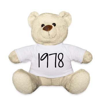 1978 Rétro 1978 Anniversaire 1978 Millésime 1978 - Nounours - blanc - Devant