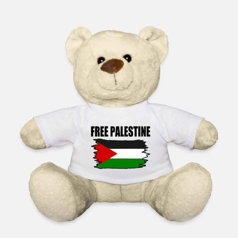 Free palestine - Teddy - Weiß