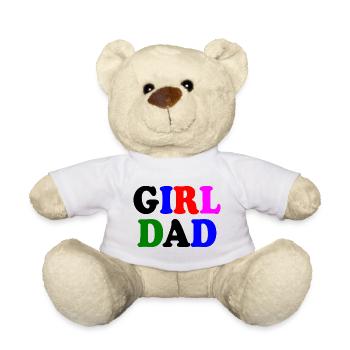 Girl dad - Nounours - blanc - Devant