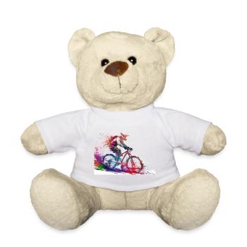 BMX Fahrer #sport #bike - Teddy - Weiß - Vorne
