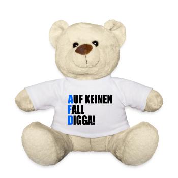 Afd Auf keinen fall digga - Teddy - Weiß - Vorne