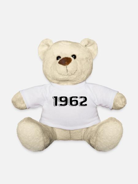 Vintage 1962 Né Anniversaire Rétro 1962 - Nounours - blanc