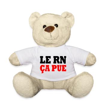 le rn ça pue - Nounours - blanc - Devant
