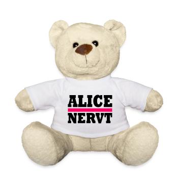 Alice nervt - Teddy - Weiß - Vorne