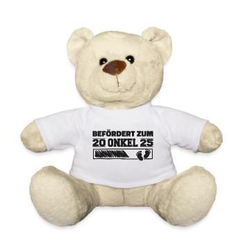 Grossesse Annoncer Naissance 2025 Oncle - Nounours - blanc - Devant