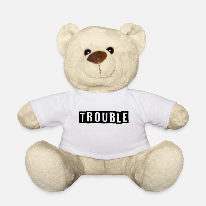Trouble noir - Nounours - blanc