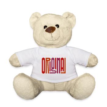 original - Teddy Bear - white - Front