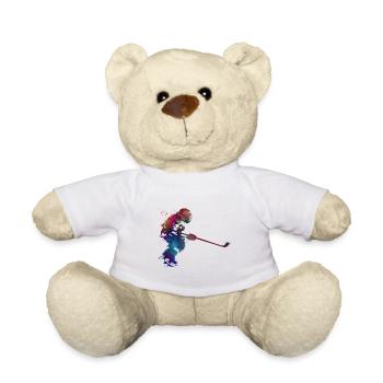 Kunsthockeysport - Teddy - Weiß - Vorne