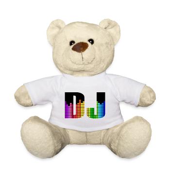 DJ Colorful Equalizer - Teddy Bear - white - Front