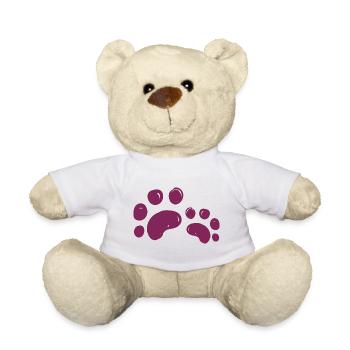 dog lovers - Dog animal gift - Teddy Bear - white - Front